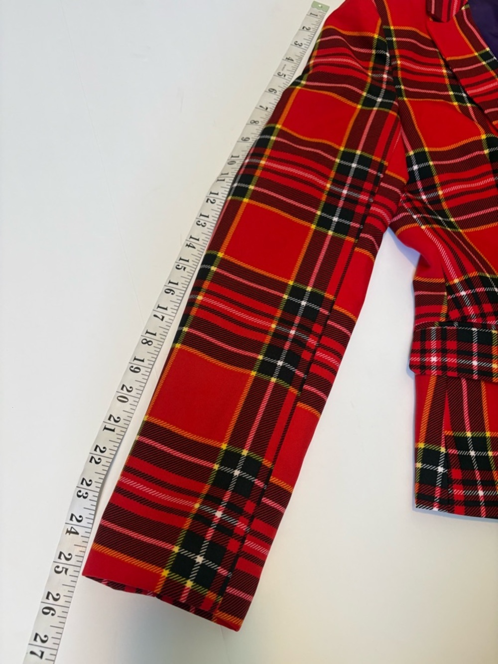 Opposuit, The Lumberjackie, Red Plaid Women's Blazer & Skirt Set, Sz 10. - Picture 15 of 16